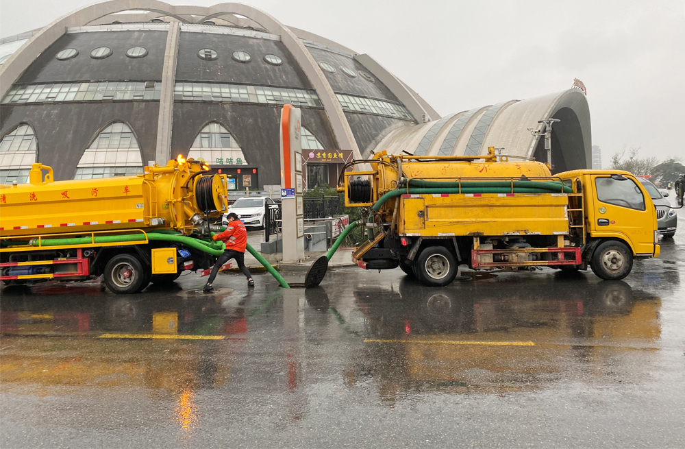固城商场管道清淤